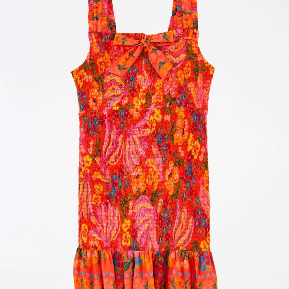 Farm Rio Red Spring Bananas Mini Dress - Picture 7 of 8